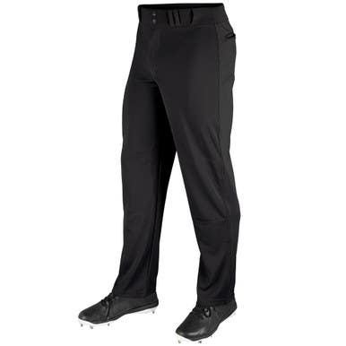 New Open Bottom Baseball Pants Black- Adult Small 11859-chp752044693099