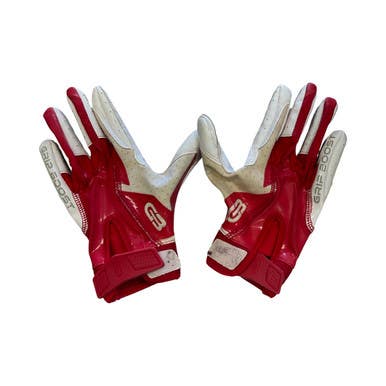 Used Grip Boost Bb Sb Batting Gloves Red Md 11859-s000030348