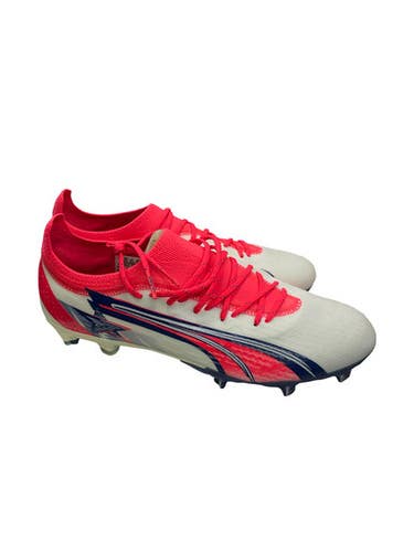 Used Puma Soccer Cleats White Senior 10.5 11859-s000030657