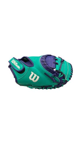 Used Wilson A2000 Pedroia Bb Sb Catchers Rh Throw Teal 33" 11859-s000030713