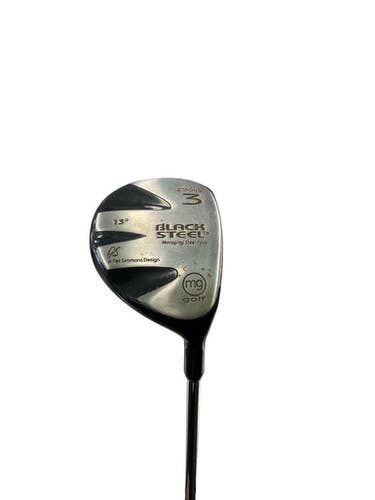 Used Mg Golf Black Steel Mens Fairway Wood Rh 3 Wood 11859-s000022301
