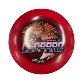 Used Innova Leopard Disc Golf Driver Red 150g 11859-s000028193