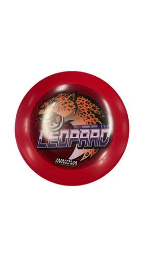 Used Innova Leopard Disc Golf Driver Red 150g 11859-s000028193