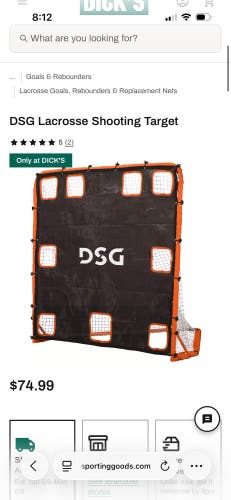 DSG Lacrosse Shooting Target