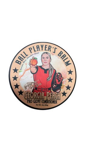 New Ball Player's Balm- Georgia Peach Glove Conditioner 11859-bpbbpbgcgp2oz