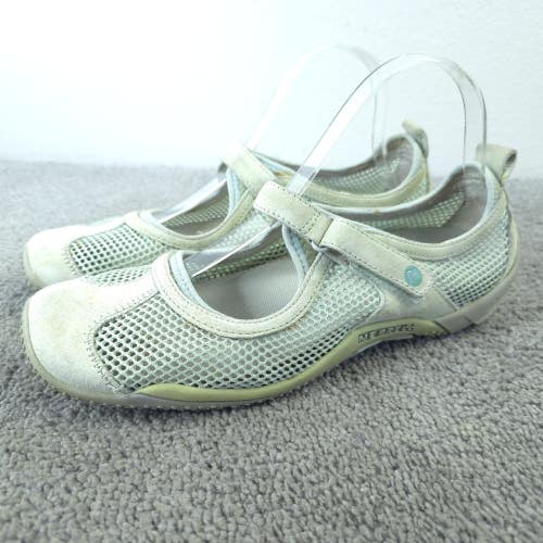 Merrell Circuit MJ Breeze Shoes Womens Size 9.5 Light Green Mary Jane Comfort