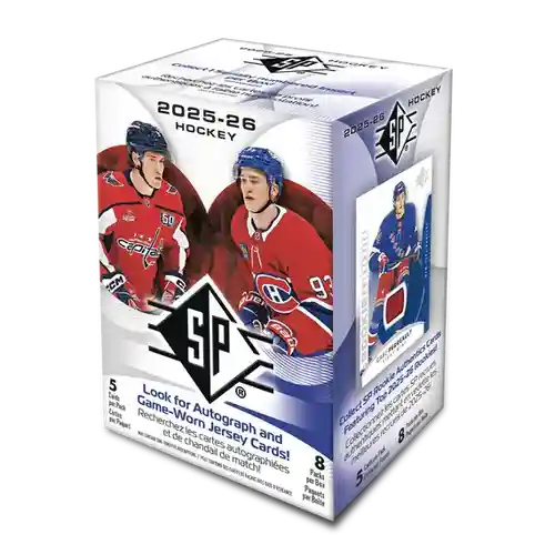 New Upper Deck SP Authentic 25/26 Blaster Box (UDH26SPAB)