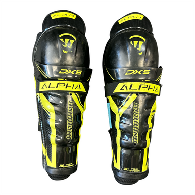 Used Warrior Alpha Dx5 Junior Shin Guards Black 11" 11450-s000505291