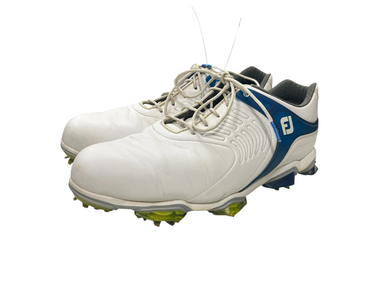 Used Foot Joy Tour-s Golf Shoes White Senior 9.5 11450-s000516257