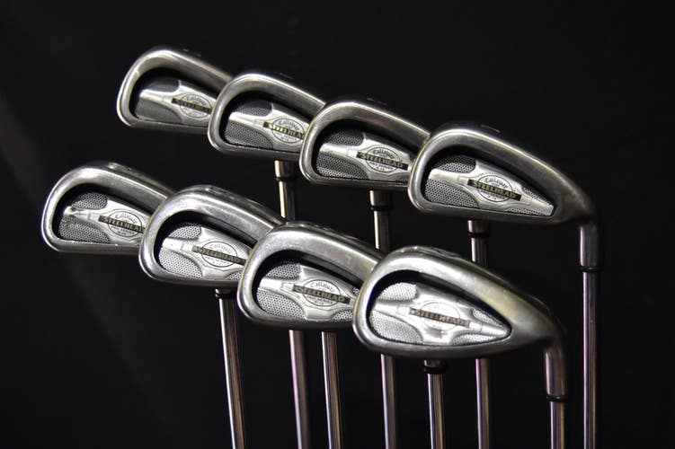 CALLAWAY STEELHEAD X-14 IRON SET, 3-9, WP IRONS, SHAFT 38.5 (5I), REG FLEX, RH
