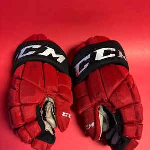 NJ Devils CCM HGTK Pro Stock Gloves 14”