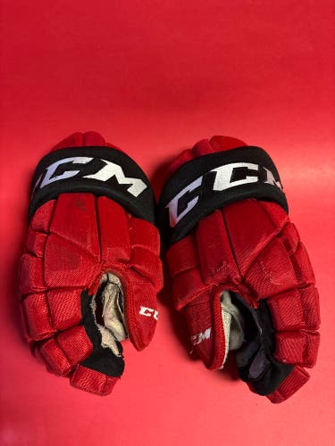 NJ Devils CCM HGTK Pro Stock Gloves 14”