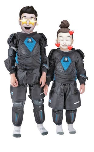 Large Youth Bauer Prodigy Shoulder Pads and Pants with shin pads (Used)