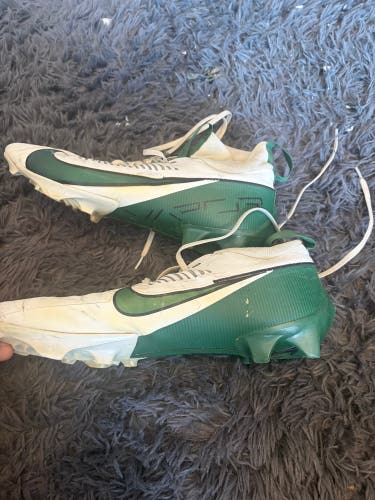 White Men's Size 13.0 (W 14.0) Adult Nike Vapor Edge Pro 360 Mid Top Molded Cleats (Used)
