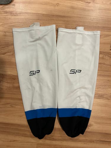 White Senior SP Socks Pro Stock (Used)