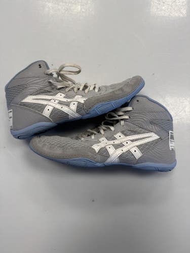 Used Asics Wrestling Shoes Grey Junior 04.5 11860-s000309901