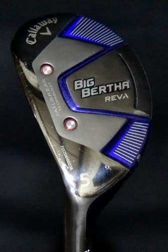 CALLAWAY BIG BERTHA REVA 5 HYBRID LOFT: 27 SHAFT: LITELENGTH: 39.5" LEFT HANDED
