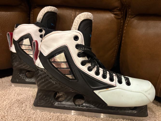 2024 True Custom Pro Hockey Goalie Skates Regular Width Pro Stock 7 (Used)