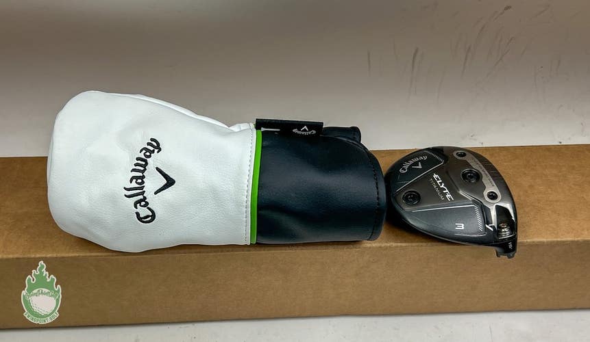 Used Right Handed Callaway ELYTE Titanium 3 Wood 15* HEAD ONLY Golf Club