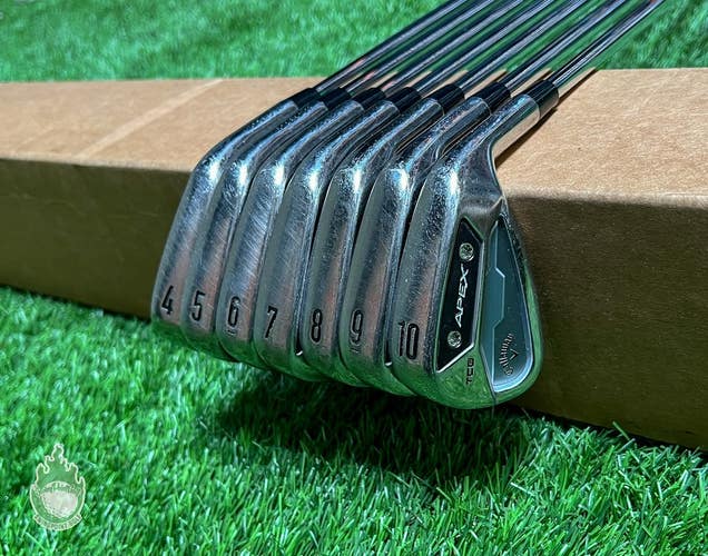 Used Callaway APEX TCB Forged '24 Irons 4-10 Tour 120g X-Stiff Steel Golf Set