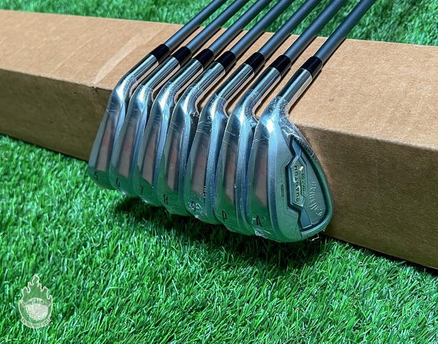 New Callaway Quantum Max OS Irons 5-PW/AW Denali 60g Regular Graphite Golf Set