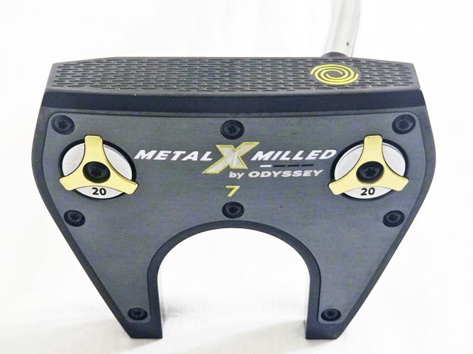 Odyssey Metal-X Milled 7 Putter 34" (Mallet, Double Bend) Golf Club