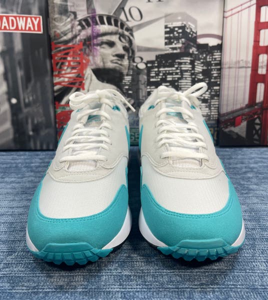 Nike Air Max 1 '86 OG Mens 13 White Dusty Cactus Blue Golf Shoes