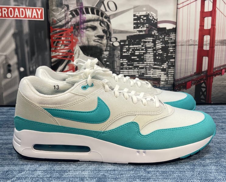 Nike Air Max 1 \'86 OG Mens Size 12 White Dusty Cactus Blue Golf Shoes DV1403-117 Nike Air Max 1  main image 4