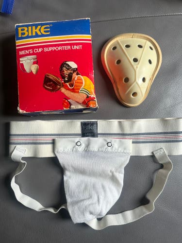 BIKE Vintage Men Jockstrap Rare Athletic Cup Supporter Collectible Size Large
