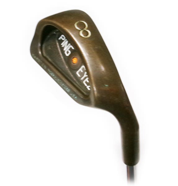 Ping Eye 2 + BeCu Single 8 Iron Orange Dot Steel Ping Microtaper