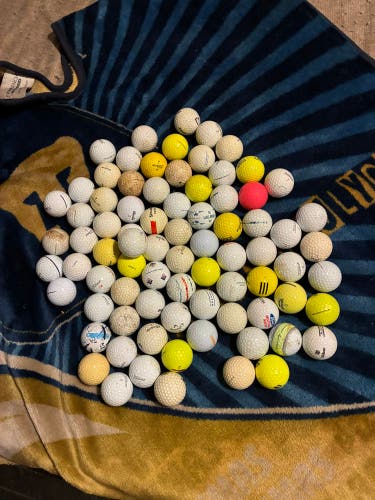 Used Golf Balls Pack of 72