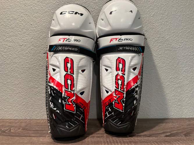 CCM JetSpeed FT6 Pro 13" Shin Pads (Used)