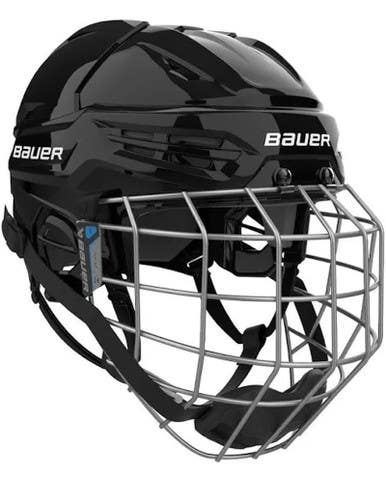 New Bauer S24 Re-akt 55 Helmet Combo Bk Medium 11860-bar1063649bkm