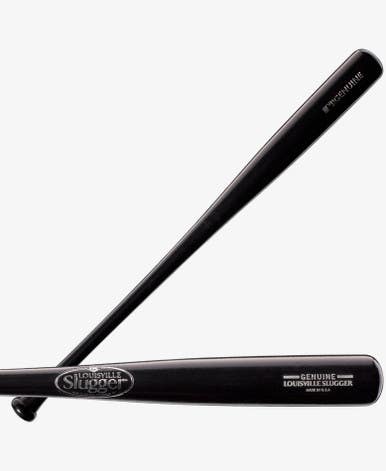 New Louisville Slugger Genuine Mix Black Bb Sb Wood Bat 11860-genuine-mix-black