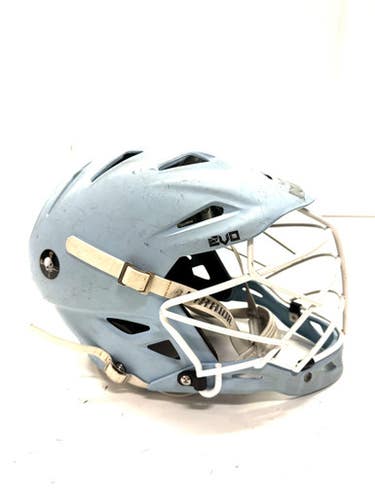 Used Warrior Evo Lacrosse Helmet Carolina Blue One Size 11860-s000281396