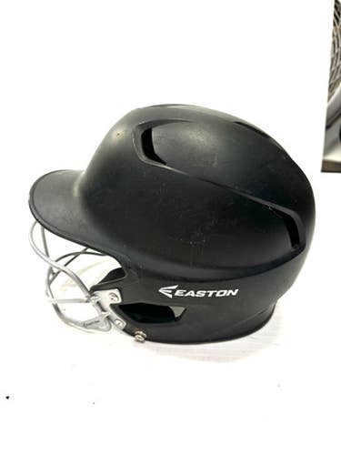 Used Easton 6 7 8 - 7 5 8 Batting Helmet W Mask Black L Xl 11860-s000282085