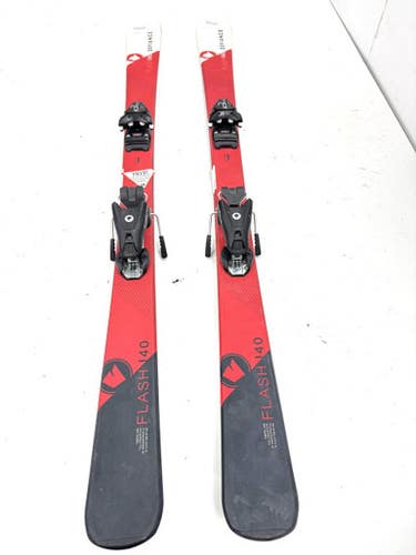Used Elan Defiance Flash 140 Boys Dh Ski Binding Red 140 Cm 11860-s000307172