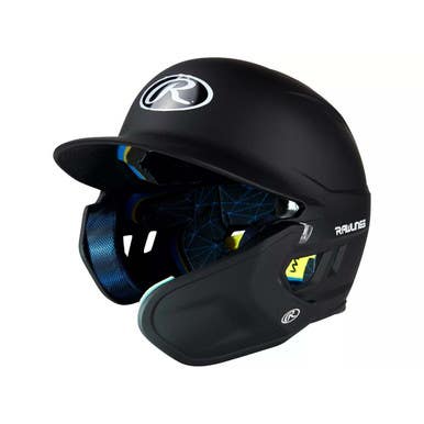 New Rawlings Mach Jr Black Adj Rh Helmet 11860-rawma07jmbksdjrhb
