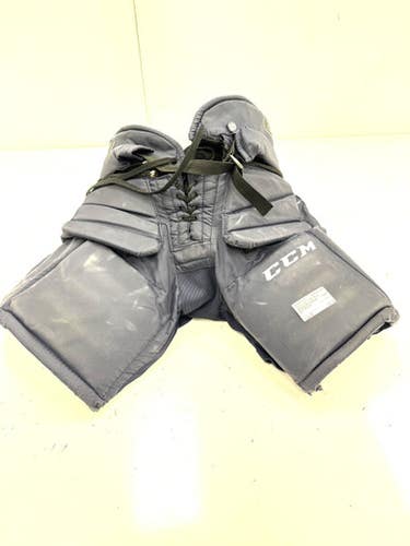 Used Ccm Premier Senior Goalie Pant Navy Blue Md 11860-s000307379