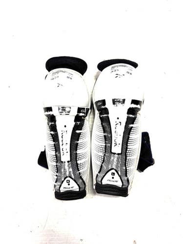 Used Reebok 3k Junior Shin Guards White 10" 11860-s000288380