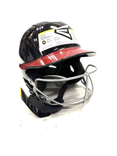 Used Easton 6 7 8 - 7 5 8 Batting Helmet W Mask Black One Size 11860-s000288954