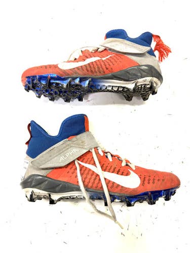 Used Nike Lax Cleats Mens Orange Senior 9.5 11860-c000298812