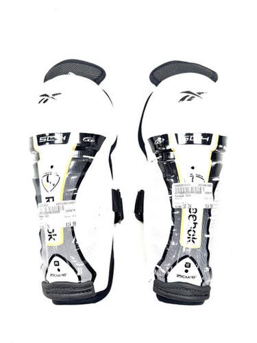 Used Reebok Sc4 Junior Shin Guards White 10" 11860-s000301513