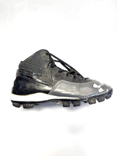 Used Under Armour .cleat Bb Sb Cleats Black Junior 04 11860-s000305218