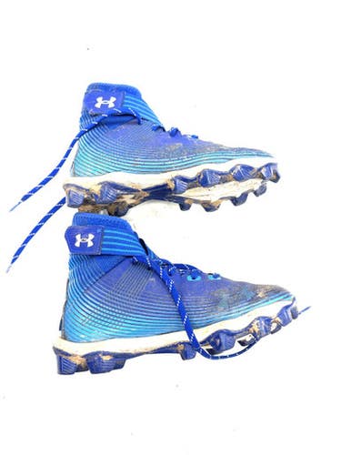 Used Under Armour Jr Fb Cleats Royal Blue Junior 04.5 11860-s000305204
