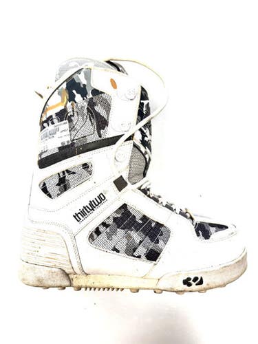 Used Thirtytwo Prion Mens Snowboard Boots White Senior 11 11860-s000305224