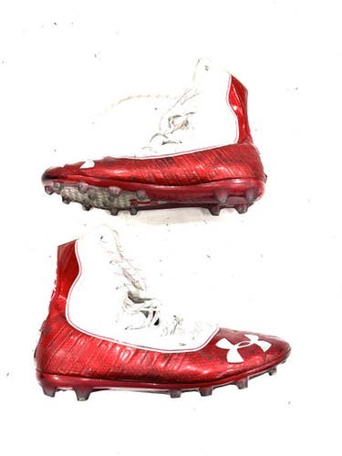 Used Under Armour Adult Fb Cleats White Senior 14 11860-s000305301