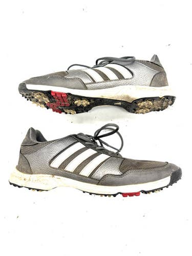 Used Adidas Mens Golf Shoes Grey Senior 12 11860-s000305300