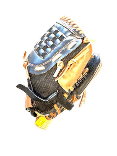 Used Adidas Eazy Close Bb Sb Glove Rh Throw Black 9 1 2" 11860-s000305886