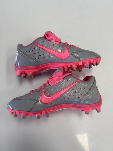 Used Nike Lax Cleats Womens Grey Senior 6.5 11860-c000309855